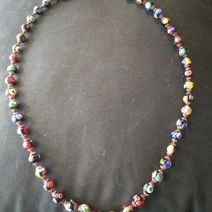 Murano Millefiori Glass Necklace